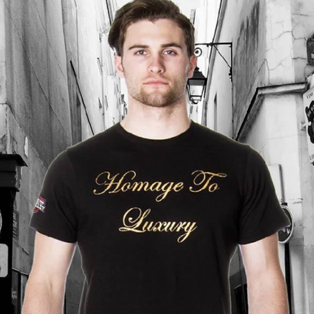 65 MCMLXV Homage to Luxury Graphic Tee Black Large